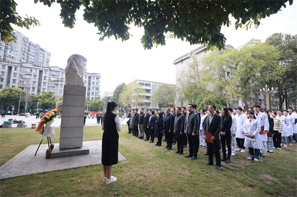 我院师生开展清明祭英烈主题教育系列活动